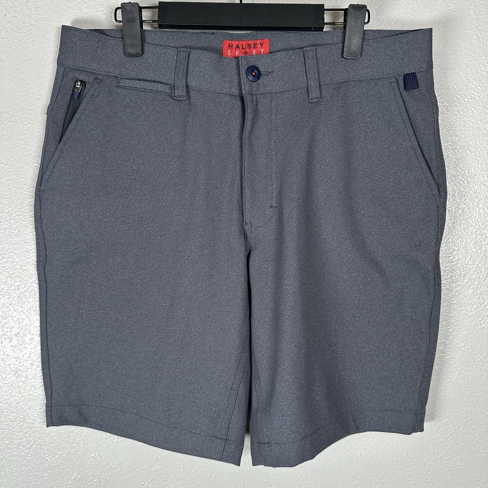 Halsey Breakwater Sport Shorts Mens Size 32 Gray Golf Athletic Gym Training